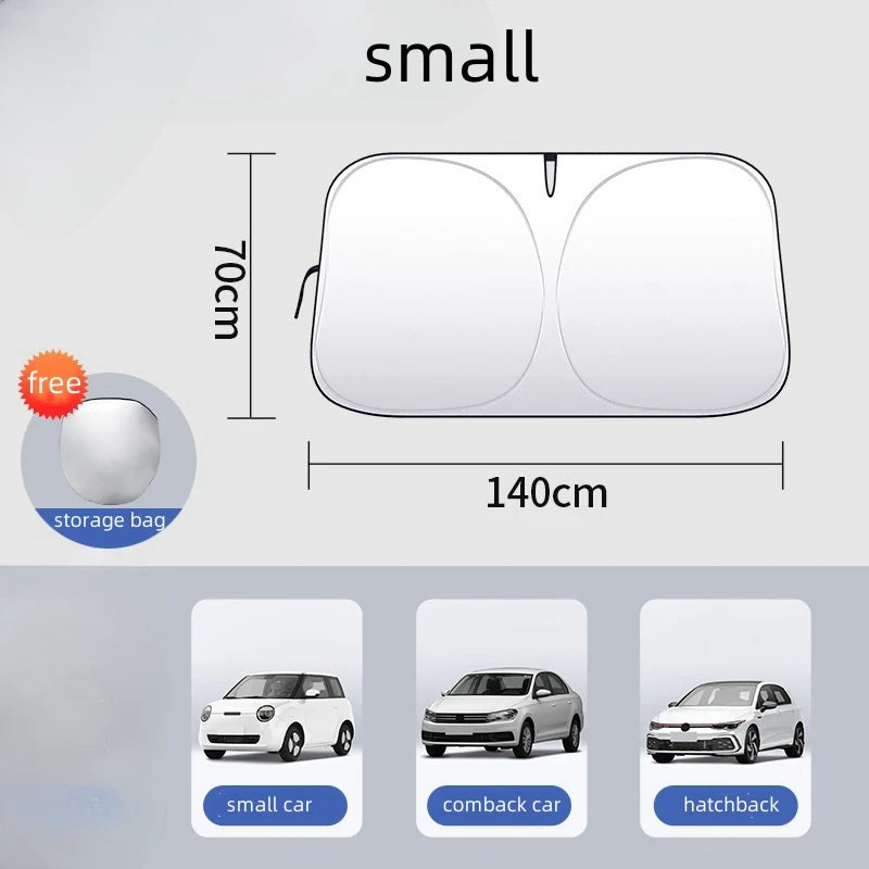 Protect & Refresh: Car Front Window Sun Shield for UV and Heat Defence.