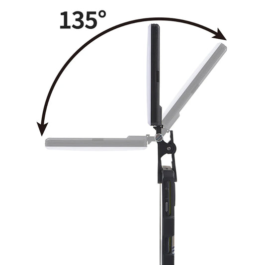 Mini luz LED RGB de relleno con clip: iluminación compacta para vlogs, selfies y vídeos