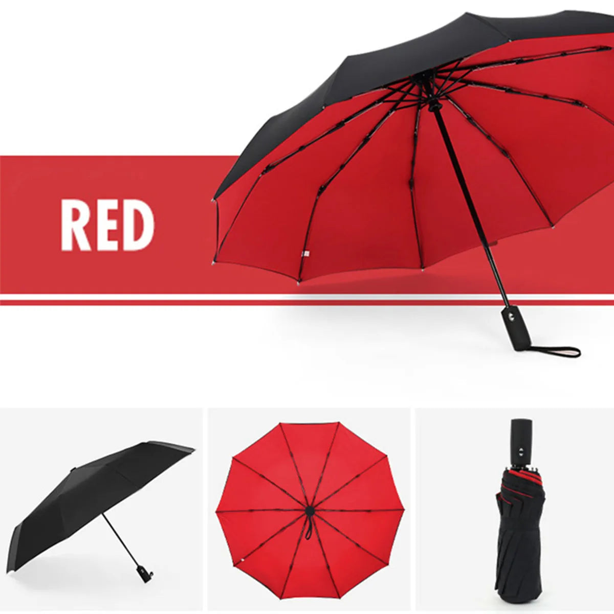 The Ultimate Windproof Automatic Umbrella - Stay Dry in Style