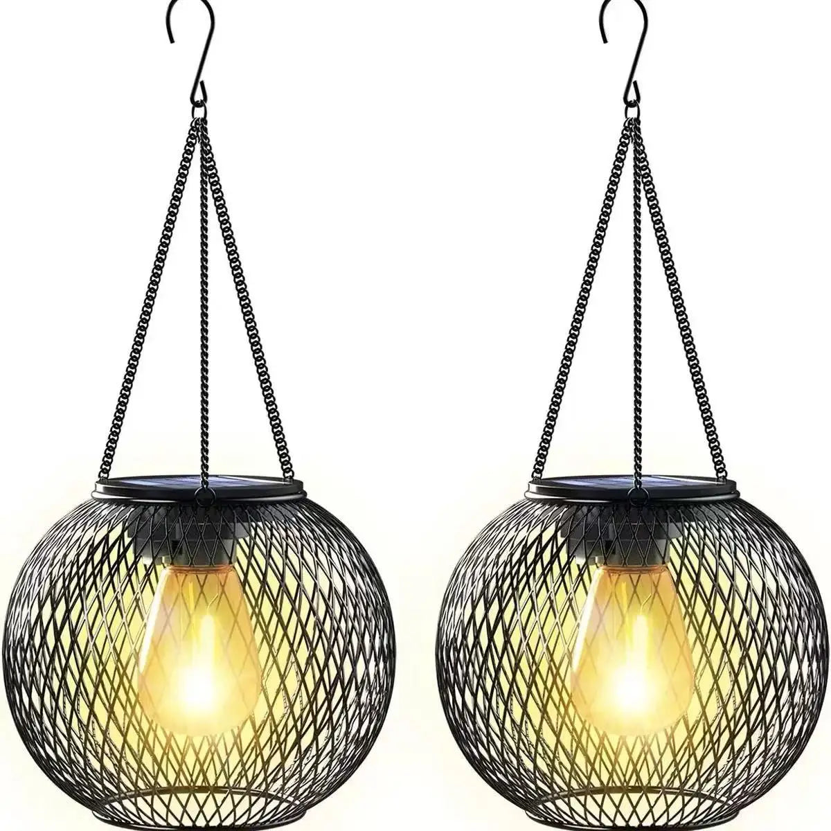 Waterproof Solar Hanging Lanterns for Magical Outdoor Ambience