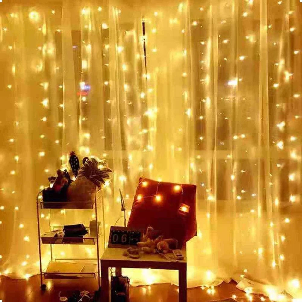 Christmas LED Curtain Fairy Lights for a Magical Holiday Glow.