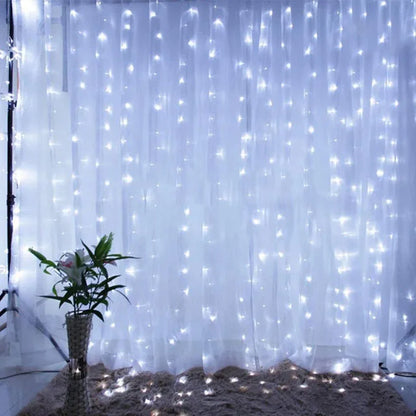 Christmas LED Curtain Fairy Lights for a Magical Holiday Glow.