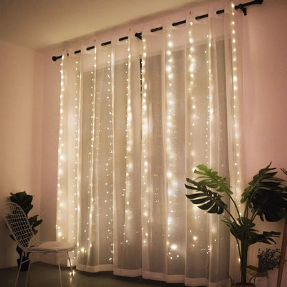 Christmas LED Curtain Fairy Lights for a Magical Holiday Glow.