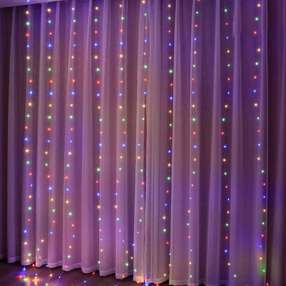 Christmas LED Curtain Fairy Lights for a Magical Holiday Glow.