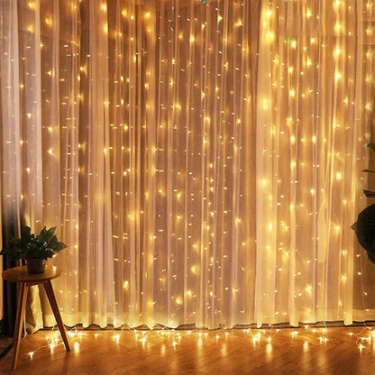 Christmas LED Curtain Fairy Lights for a Magical Holiday Glow.