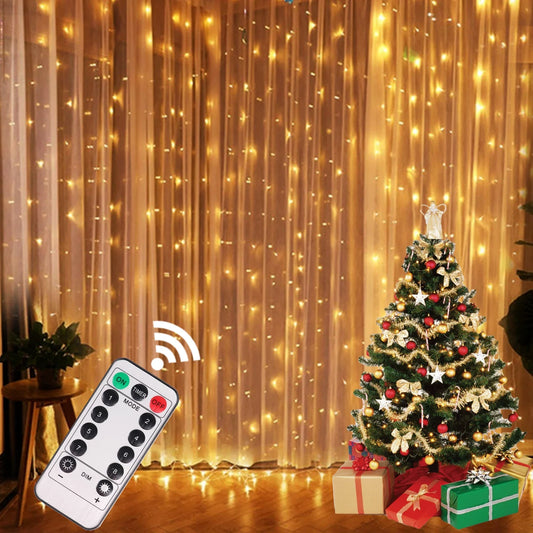 Christmas LED Curtain Fairy Lights for a Magical Holiday Glow.