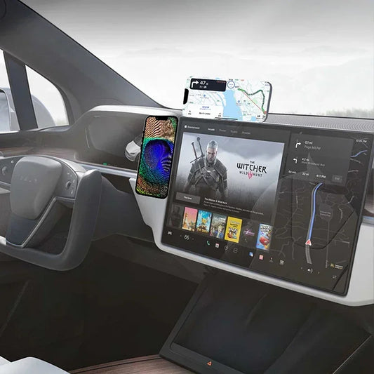 Soporte magnético para teléfono, delgado y plegable, compatible con todos los teléfonos.