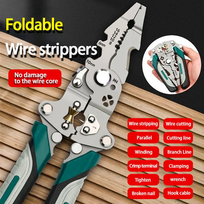 ProFlex Multi-Function Foldable Wire Stripper & Crimping Tool