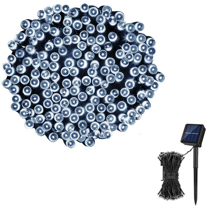 Eco-Friendly Elegance: Solar LED String Lights for Christmas and Home Décor.