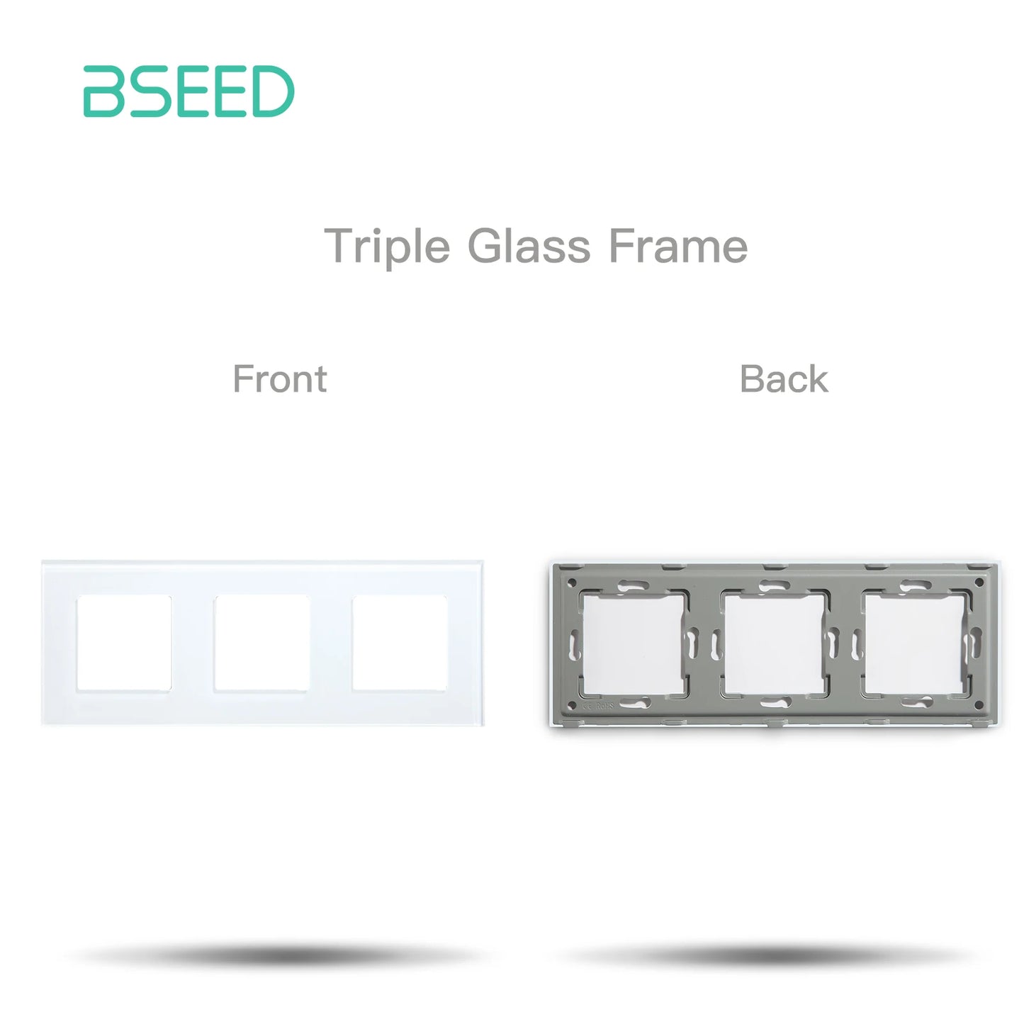Premium Glass Wall Frames for Switches and Sockets.