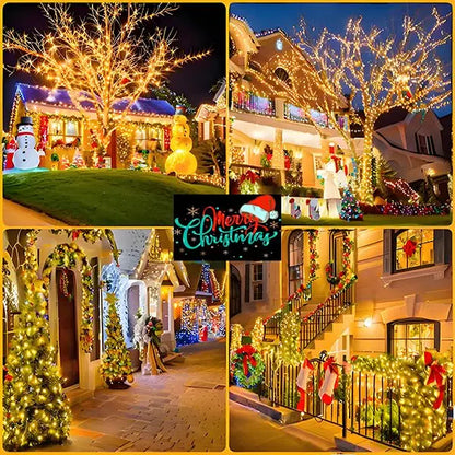 Eco-Friendly Elegance: Solar LED String Lights for Christmas and Home Décor.