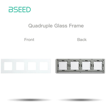 Premium Glass Wall Frames for Switches and Sockets.