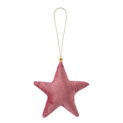 Luxury Velvet Stars: Christmas Ornaments for Elegant Holiday Décor.