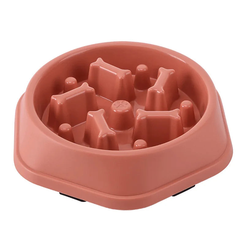 Anti-Choking Slow Feeding Puzzle Bowl