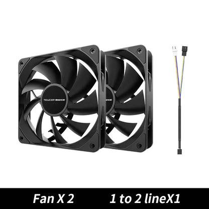 4-Pin PWM 12cm Cooling Fan 12V for PC Cases and CPU Coolers.