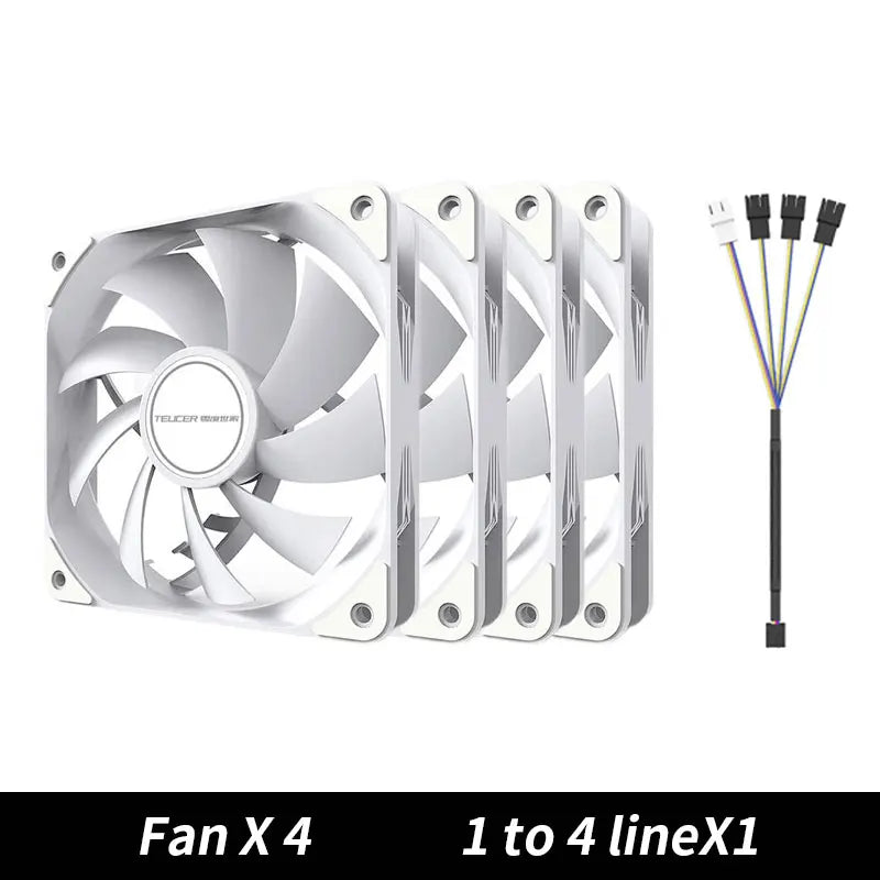 4-Pin PWM 12cm Cooling Fan 12V for PC Cases and CPU Coolers.