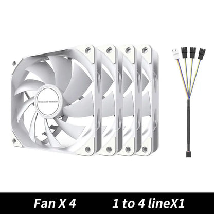 4-Pin PWM 12cm Cooling Fan 12V for PC Cases and CPU Coolers.