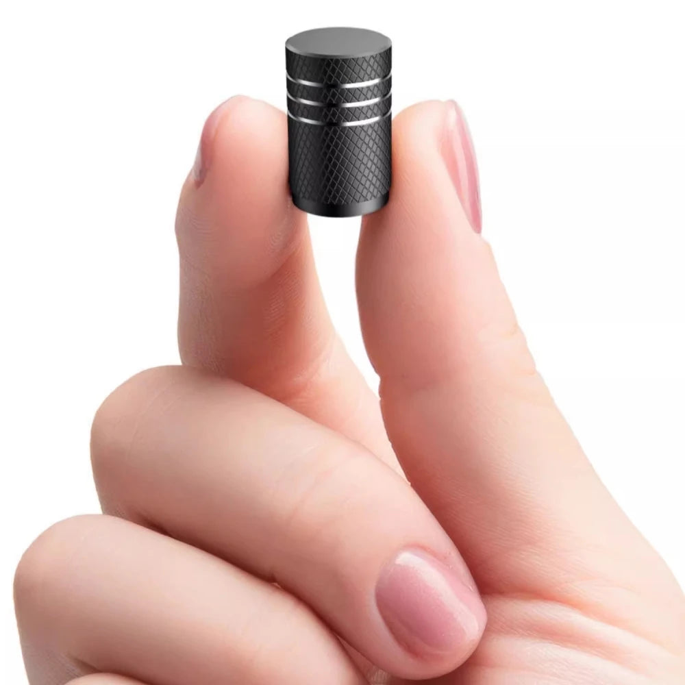 Precision Protection: Aluminium Knurled Car Tire Valve Caps.