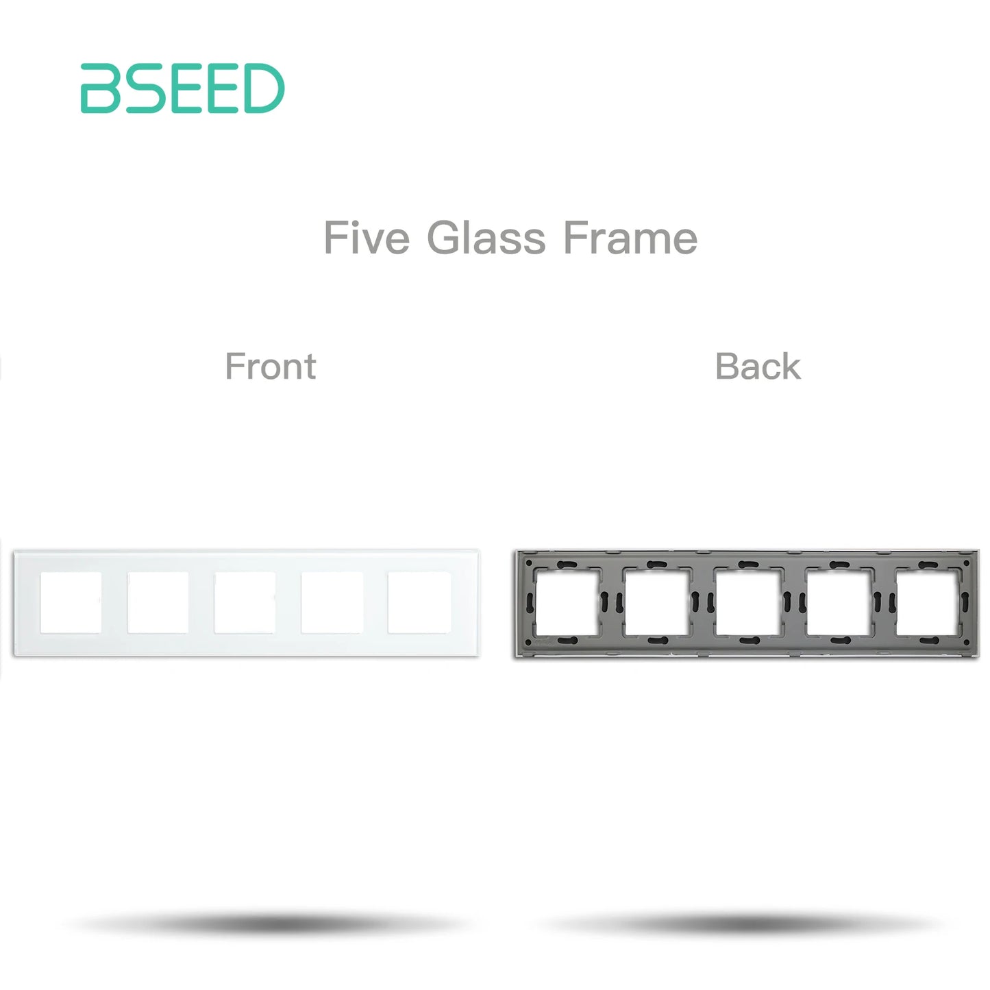 Premium Glass Wall Frames for Switches and Sockets.