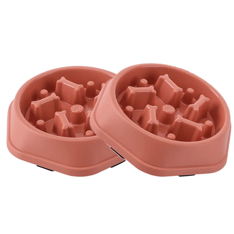 Anti-Choking Slow Feeding Puzzle Bowl