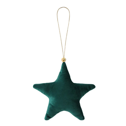 Luxury Velvet Stars: Christmas Ornaments for Elegant Holiday Décor.