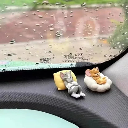 Adorable Tom and Jerry Desk & Car Decorations