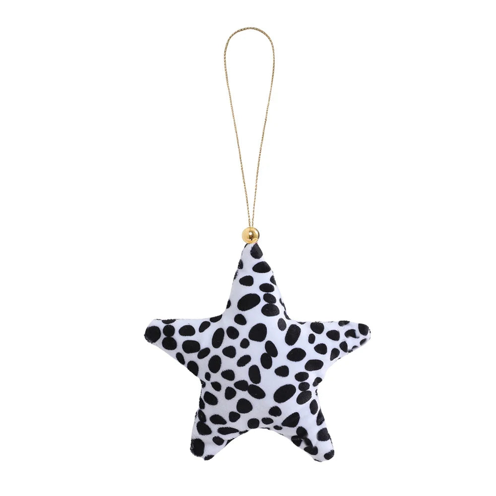 Luxury Velvet Stars: Christmas Ornaments for Elegant Holiday Décor.