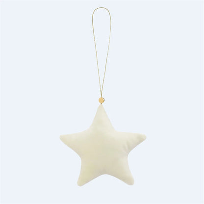 Luxury Velvet Stars: Christmas Ornaments for Elegant Holiday Décor.