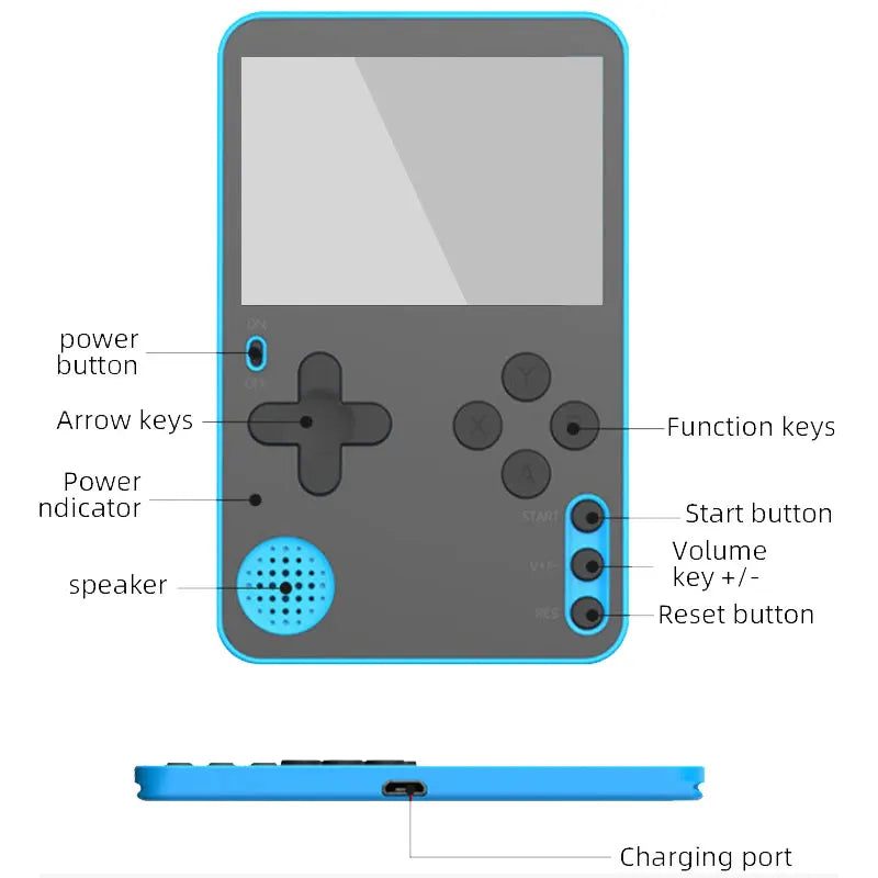 Play On the Go: Rechargeable Handheld Retro Gaming Device