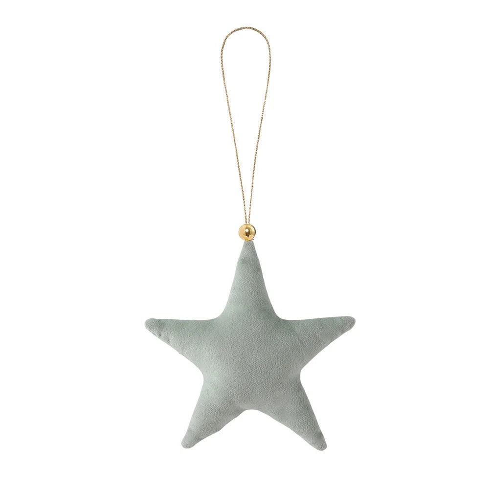 Luxury Velvet Stars: Christmas Ornaments for Elegant Holiday Décor.