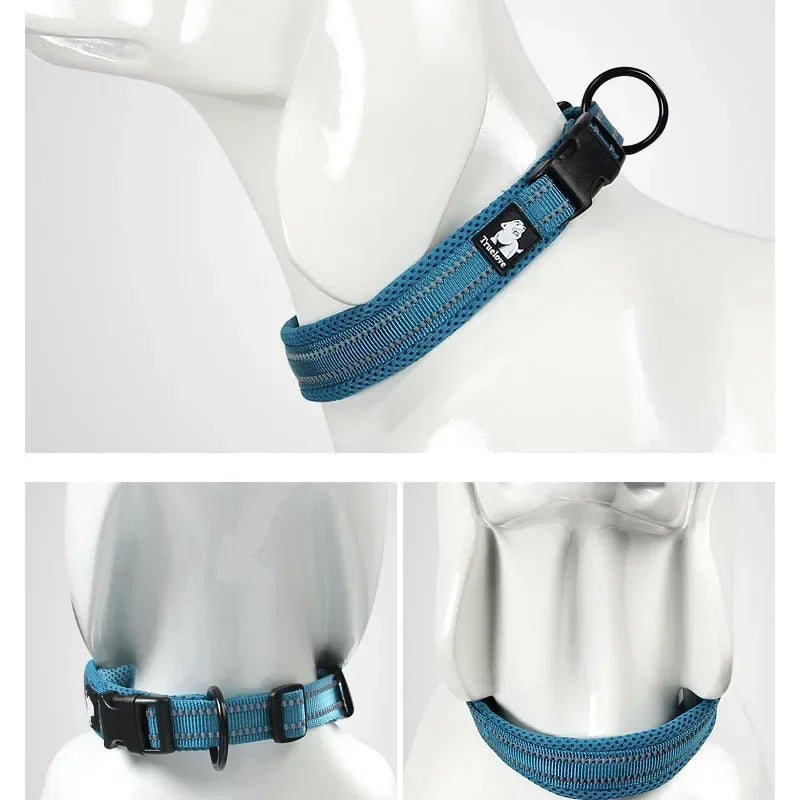 Comfort Meets Durability – Adjustable Reflective Dog Collar
