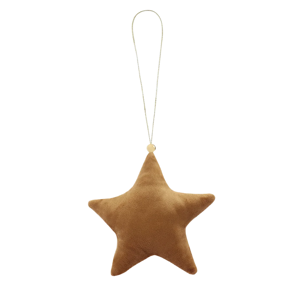 Luxury Velvet Stars: Christmas Ornaments for Elegant Holiday Décor.