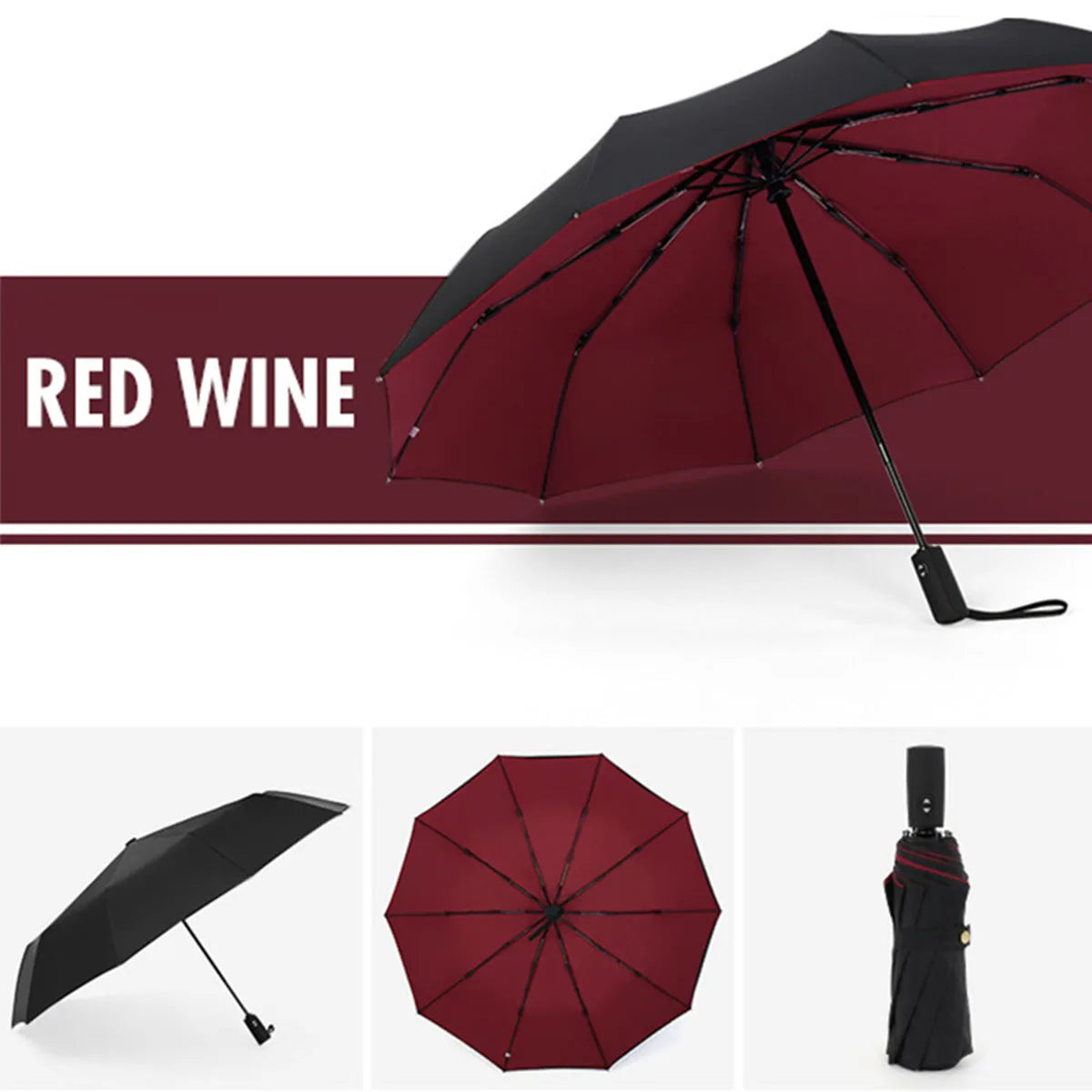 The Ultimate Windproof Automatic Umbrella - Stay Dry in Style