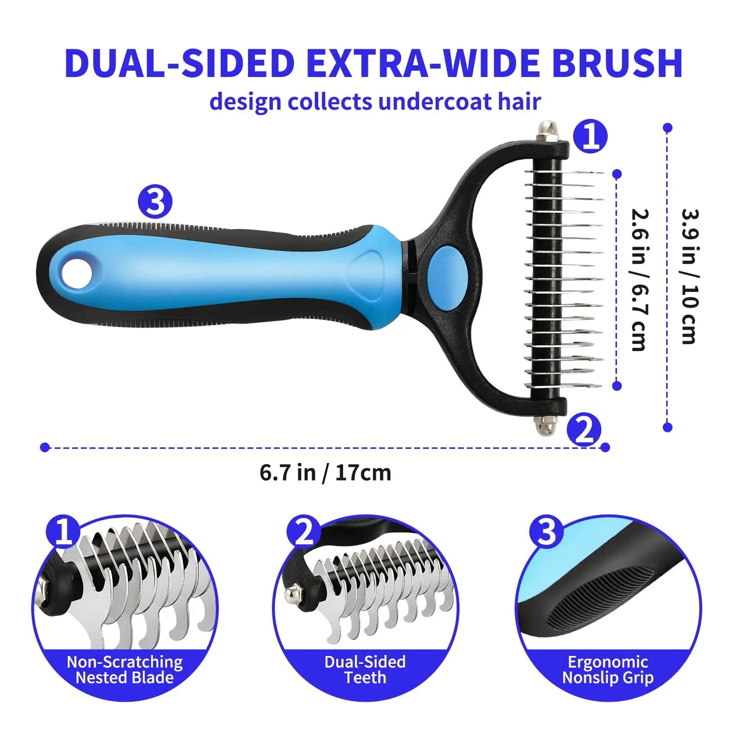 Professional Pet Grooming Made Easy – Deshedding Brush