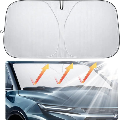 Protect & Refresh: Car Front Window Sun Shield for UV and Heat Defence.