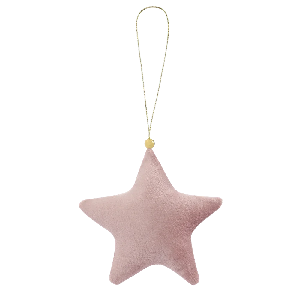 Luxury Velvet Stars: Christmas Ornaments for Elegant Holiday Décor.