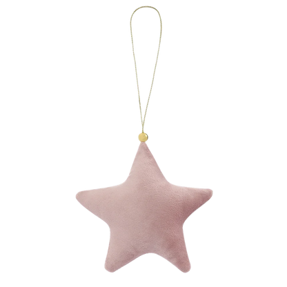 Luxury Velvet Stars: Christmas Ornaments for Elegant Holiday Décor.