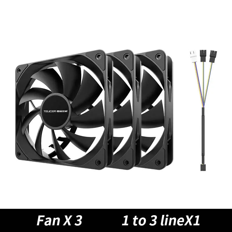 4-Pin PWM 12cm Cooling Fan 12V for PC Cases and CPU Coolers.