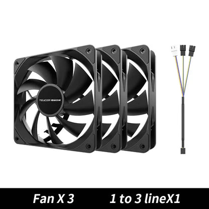 4-Pin PWM 12cm Cooling Fan 12V for PC Cases and CPU Coolers.