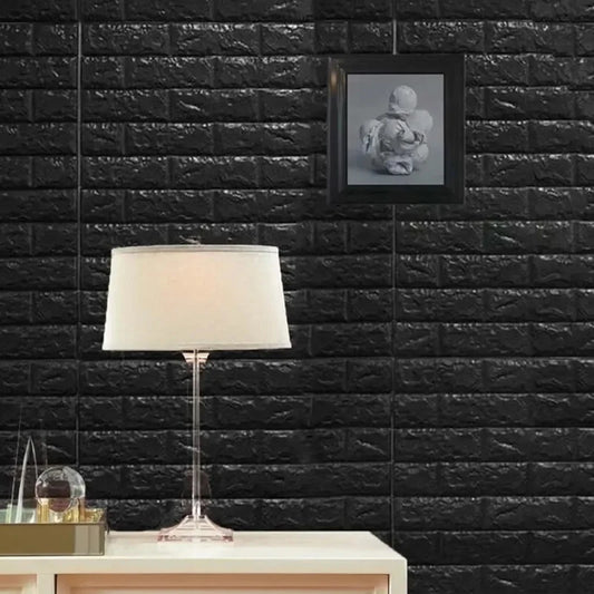 Encanto instantáneo: Papel pintado autoadhesivo imitación ladrillo de 70x100cm para hogares modernos. 