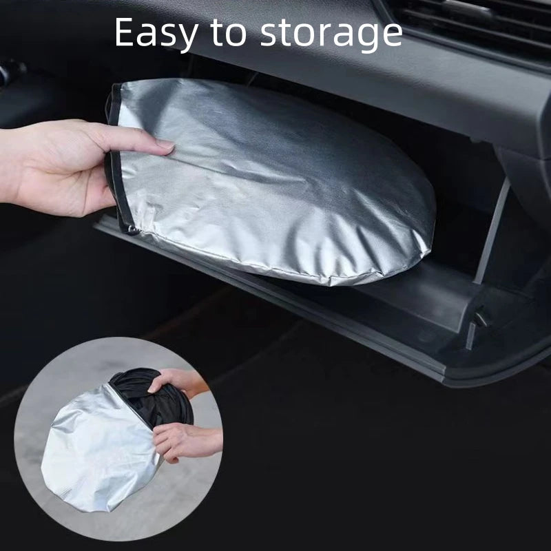 Protect & Refresh: Car Front Window Sun Shield for UV and Heat Defence.