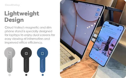 Slim & Foldable Magnetic Phone Holder for All Phones.