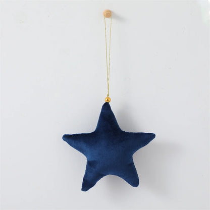 Luxury Velvet Stars: Christmas Ornaments for Elegant Holiday Décor.