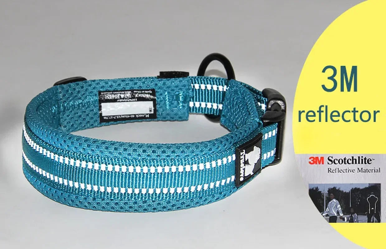 Comfort Meets Durability – Adjustable Reflective Dog Collar