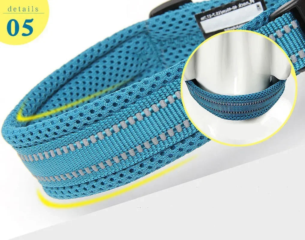 Comfort Meets Durability – Adjustable Reflective Dog Collar