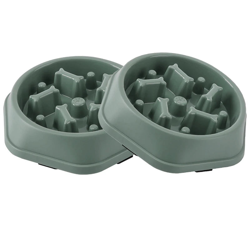 Anti-Choking Slow Feeding Puzzle Bowl