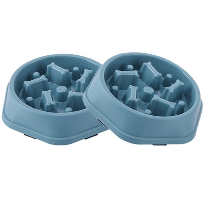 Anti-Choking Slow Feeding Puzzle Bowl