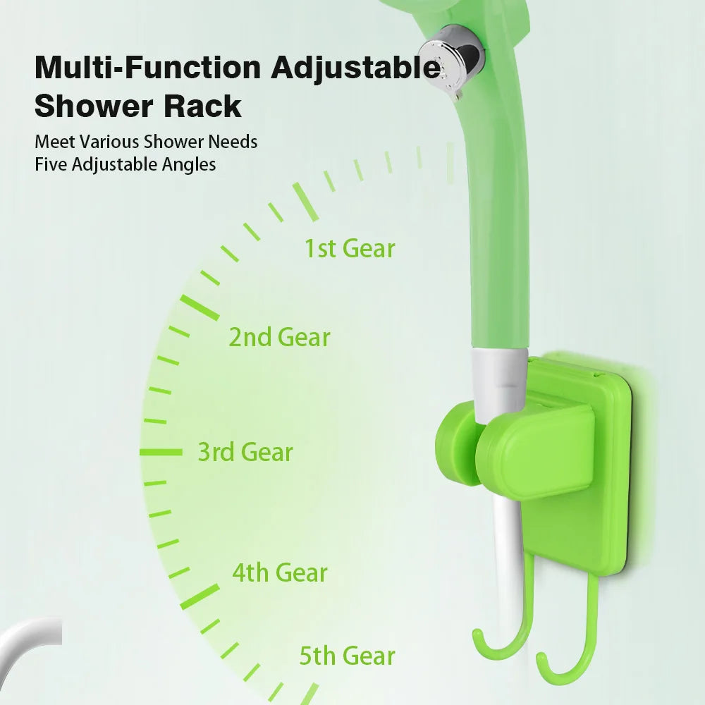 Portable RV Shower Kit with 6000mAh Rechargeable Battery