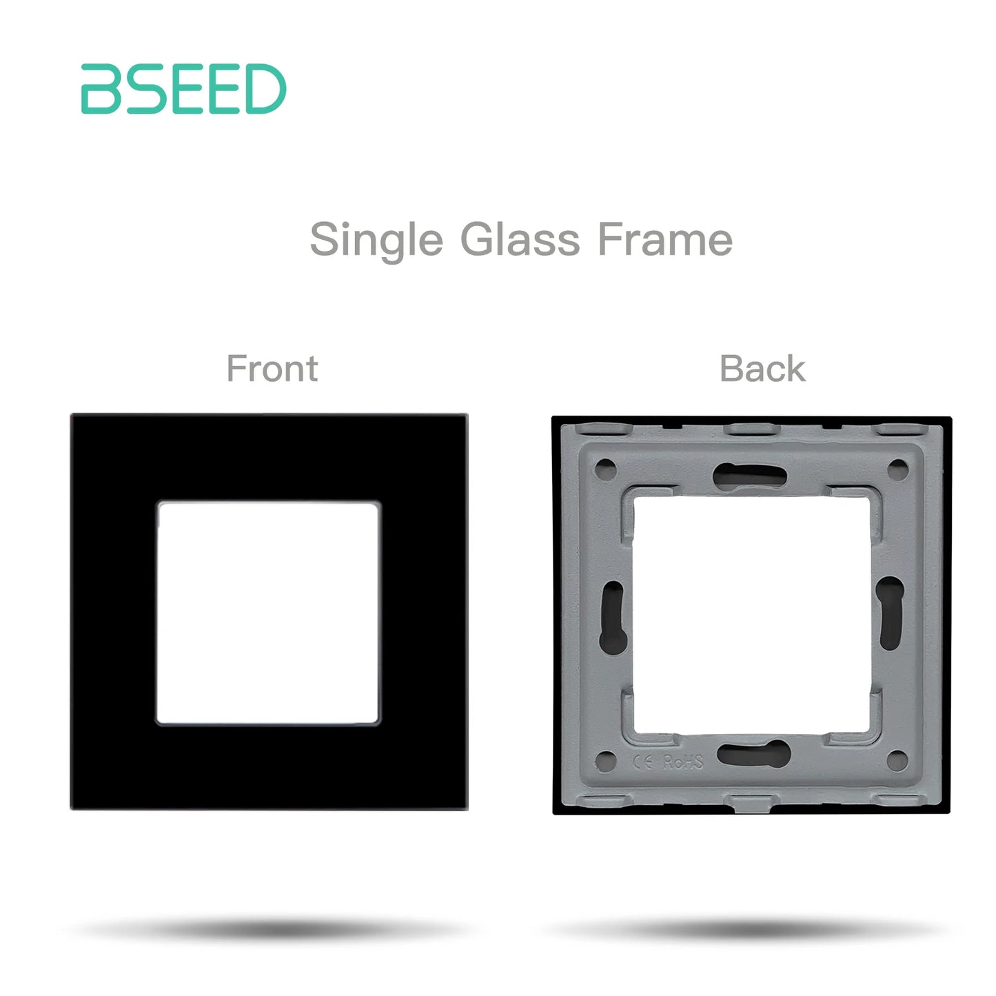 Premium Glass Wall Frames for Switches and Sockets.