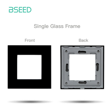 Premium Glass Wall Frames for Switches and Sockets.